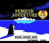 une photo d'Ã©cran de Penguin Adventure sur MSX